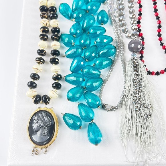 Bead Soup, Harvested Beads for Jewelry, Upcycled Lot, Bead Destash, Grab Bag - Picture 2 of 9